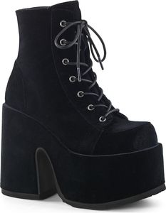 CAMEL-203 Damen Booties von DemoniaCult, Schwarz  , EU 36, US 6