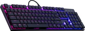 Cooler Master Gaming SK650 - Štandardný - USB - Mechanický spínač - QWERTY - RGB LED - čierny