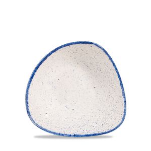 Churchill Super Vitrified Stonecast Hints Indigo Bowl Dreieck, 15,3 cm / 26 cl, 12 Stück, Indigo Blau