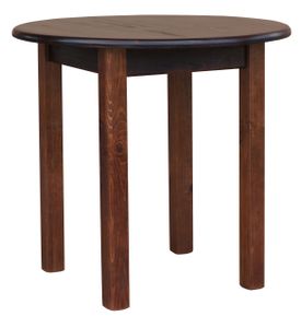 Jedálenský stôl Okrúhly kuchynský stôl orech 90 cm
