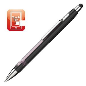 Schneider Schreibgeräte Kugelschreiber Epsilon Touch, Druckmechanik, XB, blau, Schaftfarbe: schwarz-pink