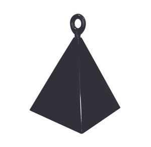 Ballongewicht Pyramide schwarz 6cm