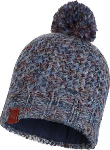 BUFF Knitted & Fleece Hat Margo Bommelmütze blue