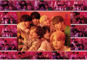 BTS - Poster Selfie TA6222 (Einheitsgröße) (Pink)