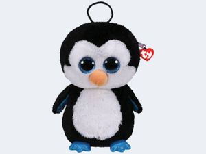 TY Gear Plüsch Rucksack Pinguin Waddles ca 30cm Kindergartenrucksack