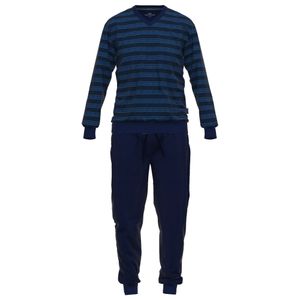 GÖTZBURG Herren Pyjama blau quergestreift Größe: 52