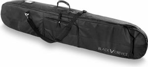 BLACK CREVICE - Taška na snowboard s priehradkou na topánky - 175 x 30 x 15 cm - čierna