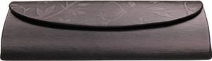 Hartschalen Etui von Optiker Dietrich in Schwarz mit Blumenmuster