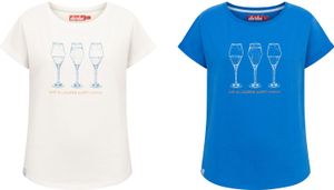 DERBE HAMBURG W-03-TS-DIE KLÜGERE Dámské tričko, velikost:XS, barva:Off White
