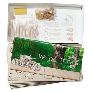 Wood Trick Modellbausatz Holz Sattelschlepper
