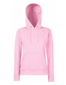 Lady-Fit Classic Hooded Sweat - Farbe: Light Pink - Größe: S