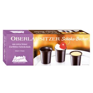 Riegelein Schoko Becher Oberlausitzer Art Zartbitter 12 Stück 125g