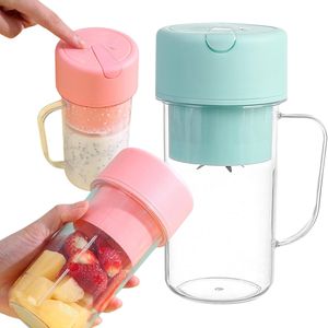 prenosný sklenený mixér s objemom 420 ml, USB nabíjací elektrický mixér, 15 000 až 22 000 otáčok za minútu - BLENDZY Green