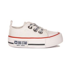 Stoff-Sneaker für Kinder BIG STAR KK374048 Weiß 21