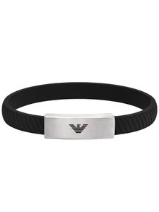 Emporio Armani EGS2996040 Herren Armband Edelstahl schwarz 20 cm