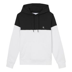 Calvin Klein Herren Hoody Colorblock Schwarz/Weiß Größe L