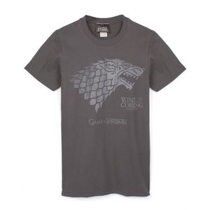 Game of Thrones - "Winter Is Coming" T-Shirt für Herren NS7371 (L) (Grau)