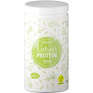 EIWEIßPULVER ohne Süßungsmittel Vanille 500g - natürliches Proteinpulver ohne Gluten, Zucker & Whey - Schoko Eiweiß - Natures Protein Pulver - vegan - laktosefrei