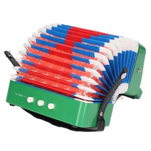 Akkordeon für Kinder mit 10 Tasten, Musikinstrument, Lernspielzeug, Geburtstagsgeschenk für Solos und Ensembles