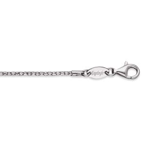Engelsrufer ERNO-50-15S Koreaner-Kette Silber Rhodiniert 50 cm
