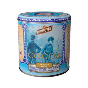 Van Houten - Kakaopulver in blauer Vintage Dose - 230g