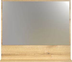 trendové kúpeľňové zrkadlo Pure Bliss Evoke dub melamín/ š/v/d cca 80/74/14 cm