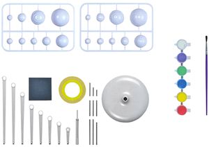 MalPlay Sonnensystem Modell DIY | Planeten Sets zum Bemalen | Kinder Wissenschaft Lernspielzeug | Geschenk für  Kinder ab 8 Jahren
