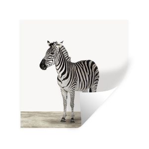 Wandaufkleber - Babyzimmer - Zebra - 120x120 cm - Repositionierbar