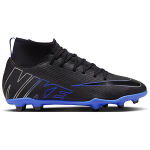 NIKE JR SUPERFLY 9 CLUB FG/MG black/chrome-hyper royal 35.5