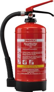 PROTEX FBDP3 3 Liter ABF Fettbrandfeuerlöscher mit Wandhalter