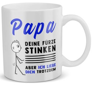 22Feels Papa Geschenk Vatertag Vater Tasse Geburtstag Kaffeetasse Männer Weihnachten Herrentag Geschenkidee