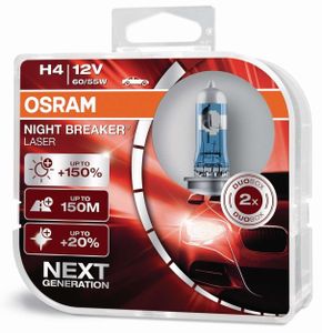 H4 Night Breaker Laser next Generation (2 Stk.) Vorne von Osram 2 (64193NL-HCB)