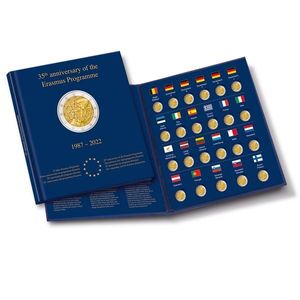Münzalbum PRESSO Erasmus für 23x 2€ Münzen 2022