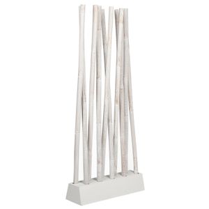 Bambus Raumteiler PARAVENTO Weiß ca. 97x200cm (BxH)