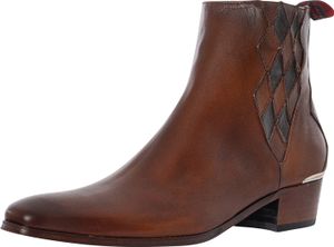 Jeffery West Carlito Toledo Chelsea-Stiefel aus Leder, Braun 44 EU