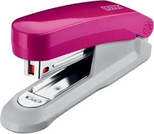 Novus Heftgerät E 15 fresh, bis 15 Blatt fresh pink/grau, Oberlademechanik
