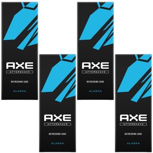 AXE Aftershave Alaska 4x 100ml After Shave Rasur Herren Männer Rasierwasser Aftershave Lotion for Men