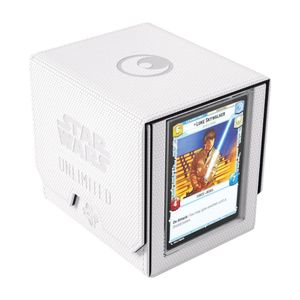 Gamegenic - Star Wars: Unlimited Deck Pod - Schwarz/Weiß - Deck Box für bis zu 60 doppelt gesleevte Karten