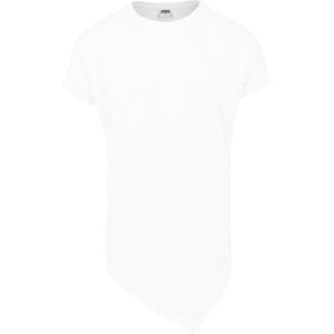 Pánské tričko Urban Classics Asymetric Long Tee white - S