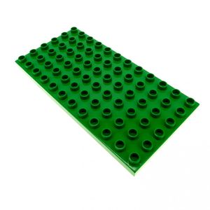 1x Lego Duplo Bau Basic Platte 6x12 grün Grundplatte 419628 18921 4196