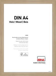 DEHA Holz Bilderrahmen Fontana, 21x29,7cm (A4), Eiche