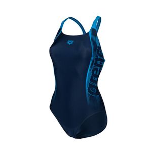 arena Badeanzug Damen Womens Swimmsuit Swim Pro Back chlorbeständig, Farbe:Blau, Größe:44