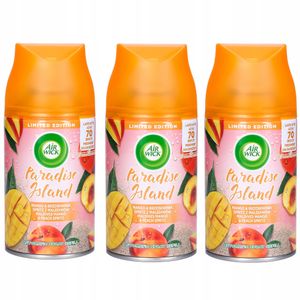 3x Air Wick Freshmatic Mango Peach náplň 250 ml | Vôňa s tropickou vôňou, ktorá vás vo vašich predstavách prenesie na rajskú pláž