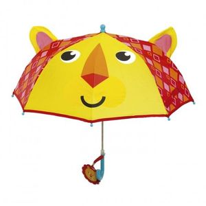 dáždnik lev žltý/červený 80 cm