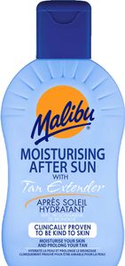 Malibu nach Sun Lotion Sun mit einer Bräunungsverlängerung