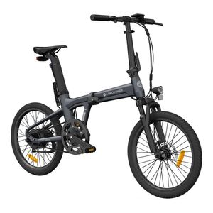 Elektrický bicykel ADO Air 20S - Výkon 250W Batéria 36V9.6Ah Dojazd 100KM Hydraulická kotúčová brzda - Sivá