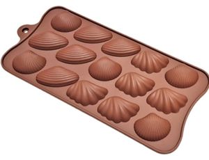 GKA Silikonform Muscheln Pralinenform aus Silikon  Schokoladenform Eiswürfelform