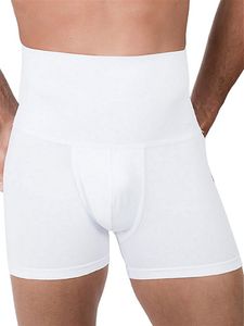 Rounderbum Slim Fit Boxer Brief Underwear White - L