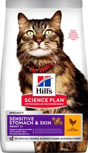 Hill's SP sensitive stomach & skin adult, Huhn, für Katzen7 kg