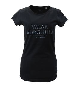 gozoo Game of Thrones Damen T-SHIRT Valar Morghulis Freizeit TShirt Shirt GoT, Größe:L